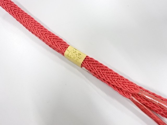 未使用品　正絹　夏手組帯締め